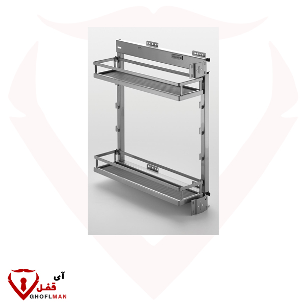 زجاجة ورف توابل من طابقين WB2348 UNIHOPPER