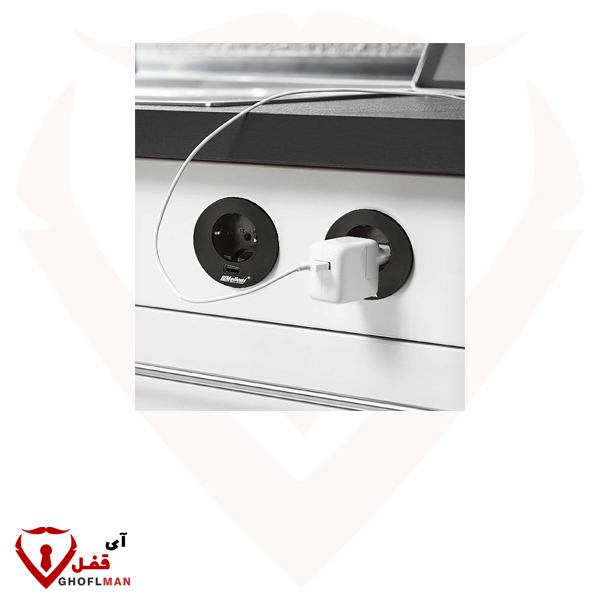 MELLONI مقبس مدمج دائري بسيط 10034