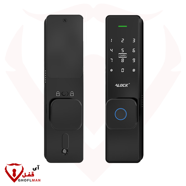 ALOCK S350R موديل مقبض رقمي ذكي لبصمة الإصبع مع جهاز تحكم عن بعد