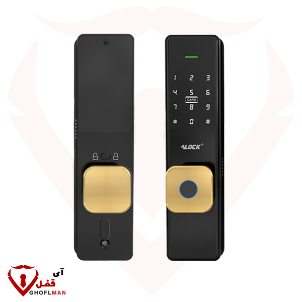 ALOCK S350R موديل مقبض رقمي ذكي لبصمة الإصبع مع جهاز تحكم عن بعد