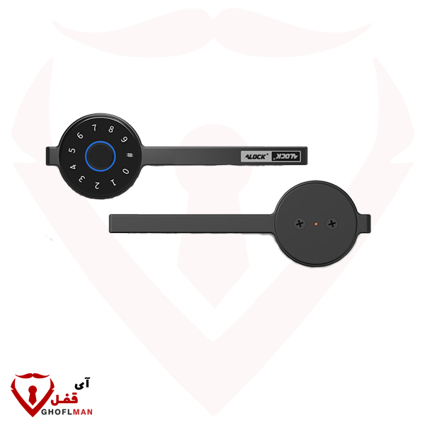 مقبض رقمي ذكي مزود ببصمة الإصبع على الإنترنت موديل B1، ALOCK