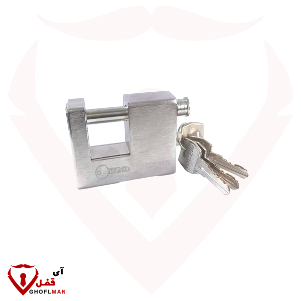 قفل كتاب مغطى مقاس 90 بمفتاح مزدوج كود رجبي 1090 (24 رقم)