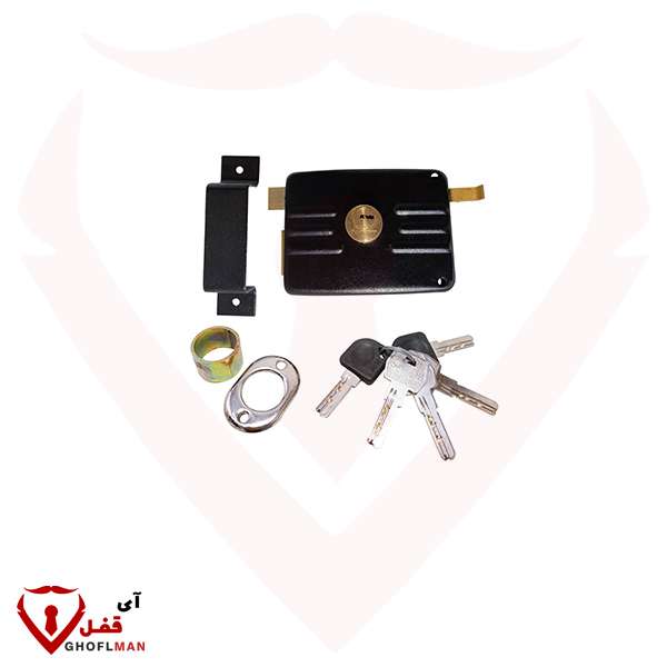قفل فناء رجابي تصميم ISO مع رمز مفتاح الكمبيوتر 6624 A5 RAJABI (24 رقمًا)