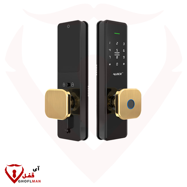 ALOCK S350R موديل مقبض رقمي ذكي لبصمة الإصبع مع جهاز تحكم عن بعد