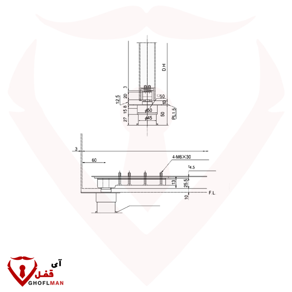 رمز المفصلة المحورية Herzgerd S-2A NHN NHN