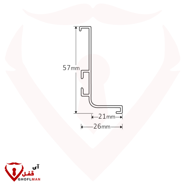 مقبض فرعي مخفي 7002 ميلوني