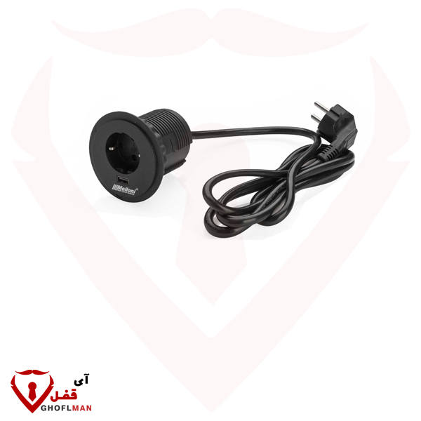 MELLONI مقبس مدمج دائري بسيط 10034