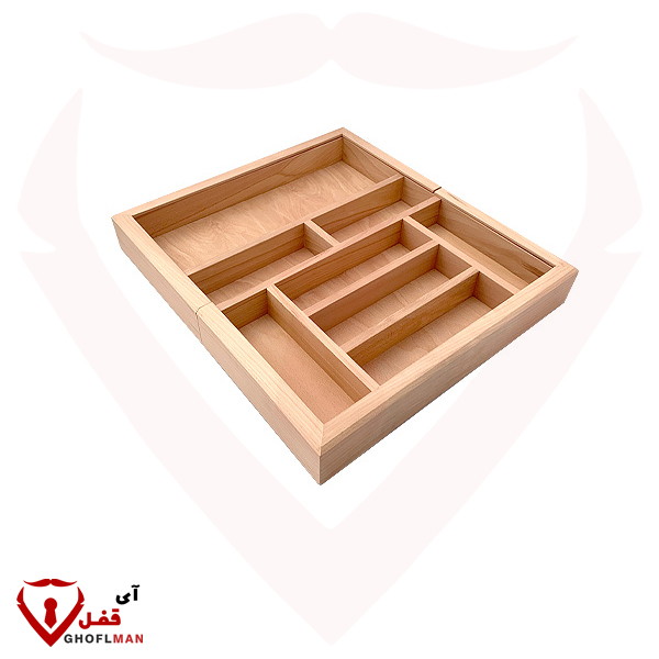 حامل ملعقة داخل درج رف الزان الخارجي من Tansu