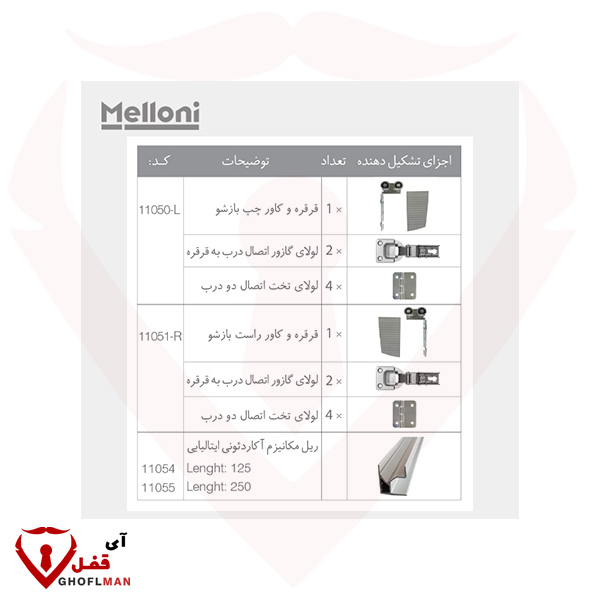 آلية الأكورديون الإيطالية MELLONI