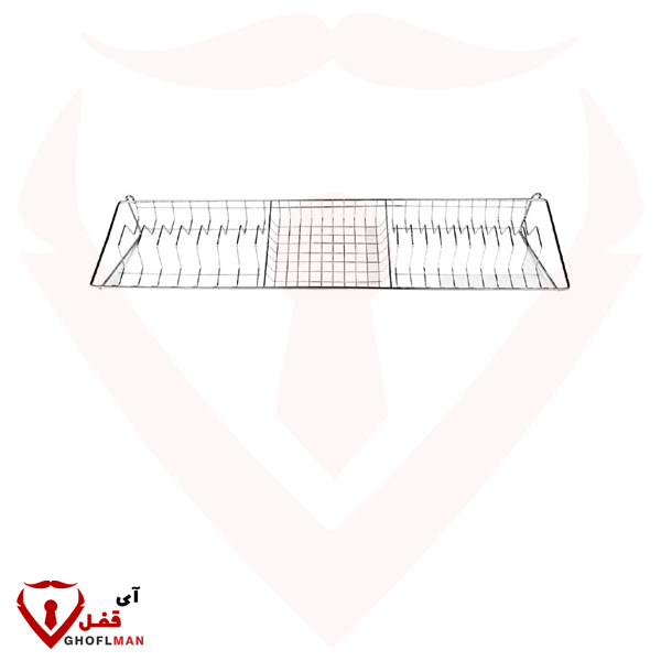 سلة تجفيف فولاذية كلاسيكية مثبتة على الحائط