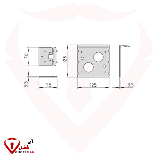 V09 باب السكك الحديدية قفل ساحة الحديد فيرو فيرو