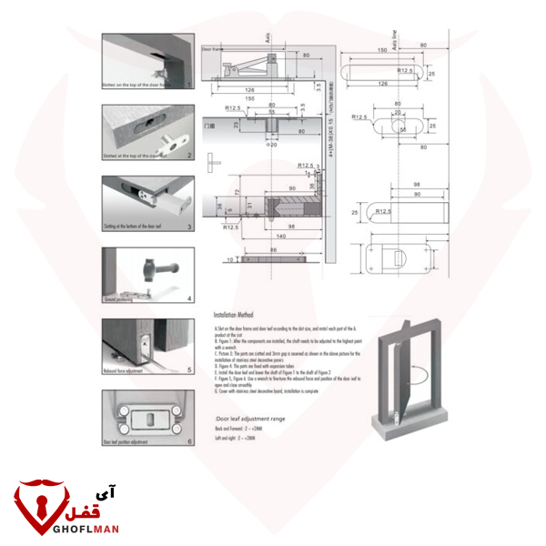 SPVH-03 SPVH-03 SARO محور مفصلي من الفولاذ المقاوم للصدأ