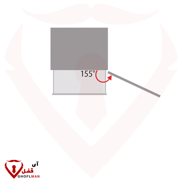 مفصلة خزانة ارام 155 درجة كود HC-006-155 Saro SARO