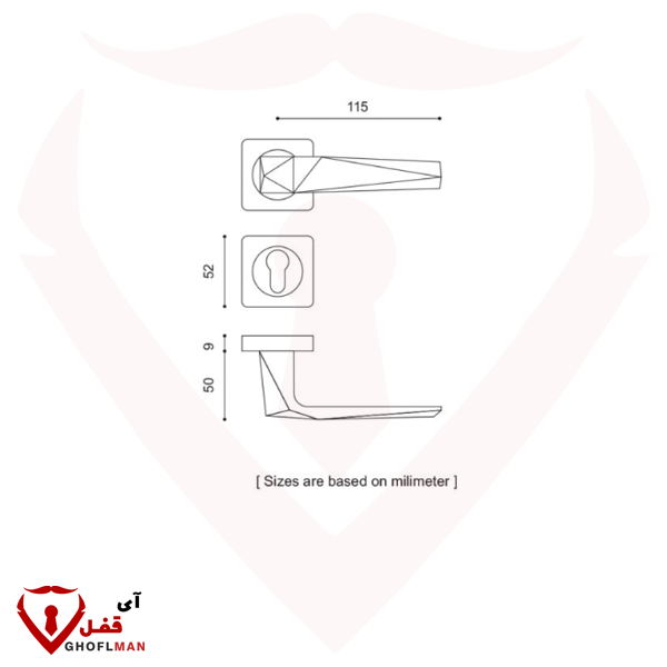 مقبض روزيت كود 2300R إيران إيران