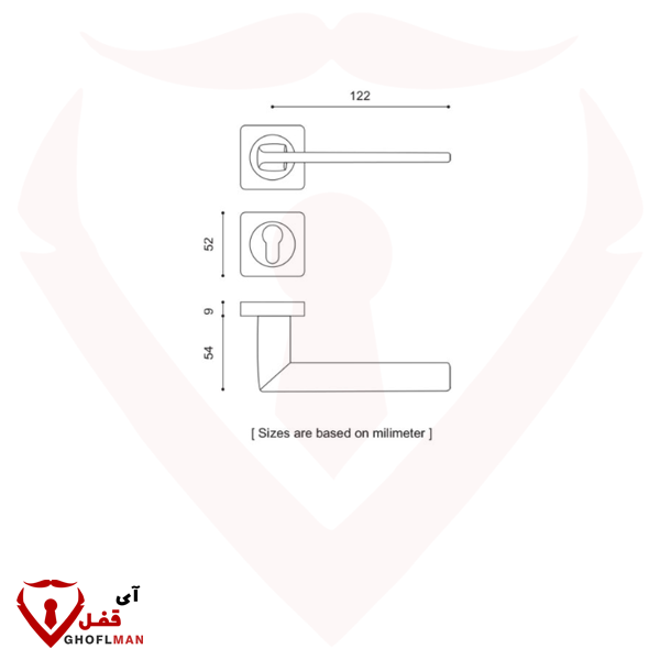 مقبض روزيت كود 2200R إيران إيران