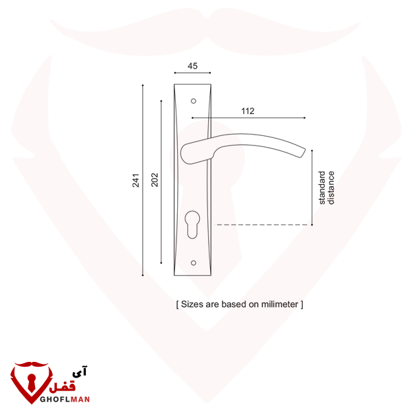 مقبض لوحة رقم 2100 إيران إيران