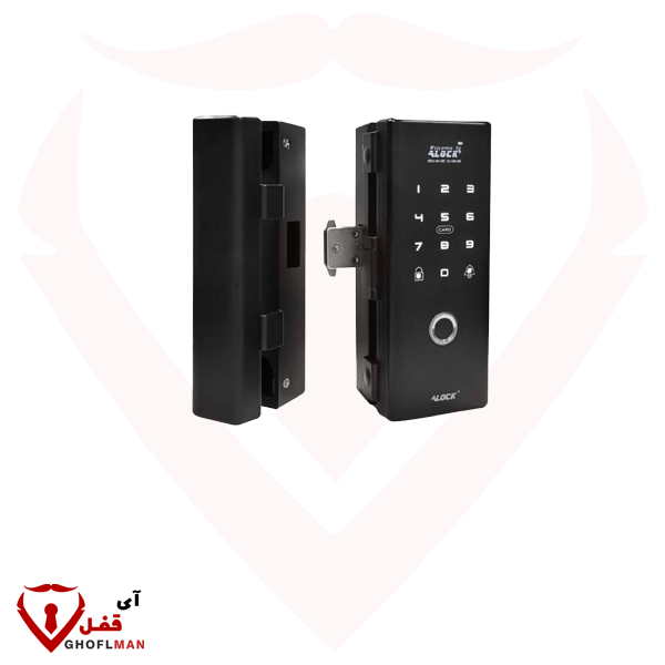ALOCK + G200 مقبض رقمي لبصمة الإصبع من الزجاج المقسى