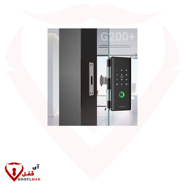 ALOCK + G200 مقبض رقمي لبصمة الإصبع من الزجاج المقسى