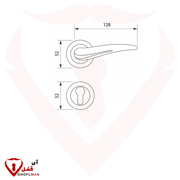 رمز مقبض روزيت 19SS2 LOMBARDI