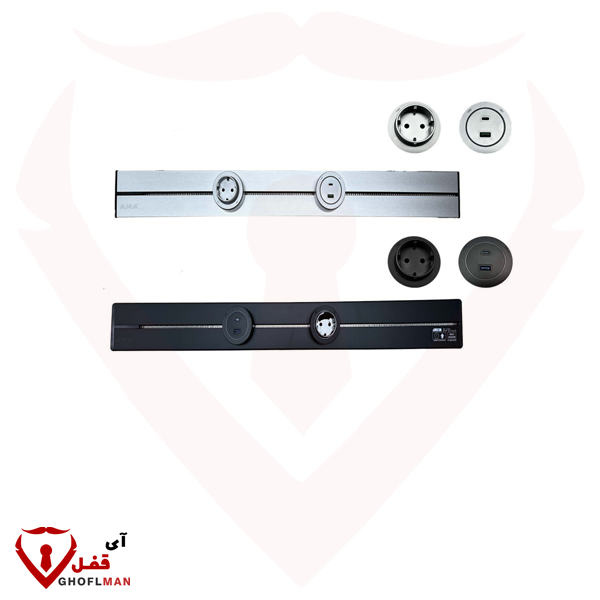 منفذ سكة حديد ACS_S60 AMA مدمج بـ 6 مقابس