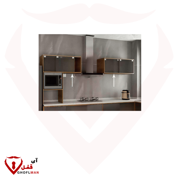آلية Topline TM2 مع بابين زجاجيين مدمجين بعرض أقصى 240 كود: K523 FANTONI
