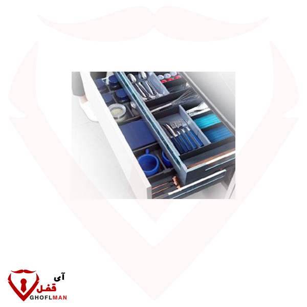 حامل ملعقة وشوكة رفيع من أنثراسيت الرمز: O200 FANTONI
