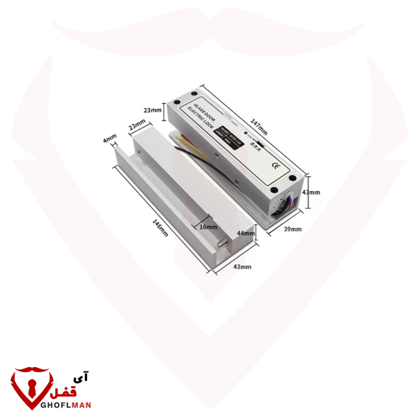 UPM260 قفل مغناطيسي زجاجي مرآة Unixpart Unixpart