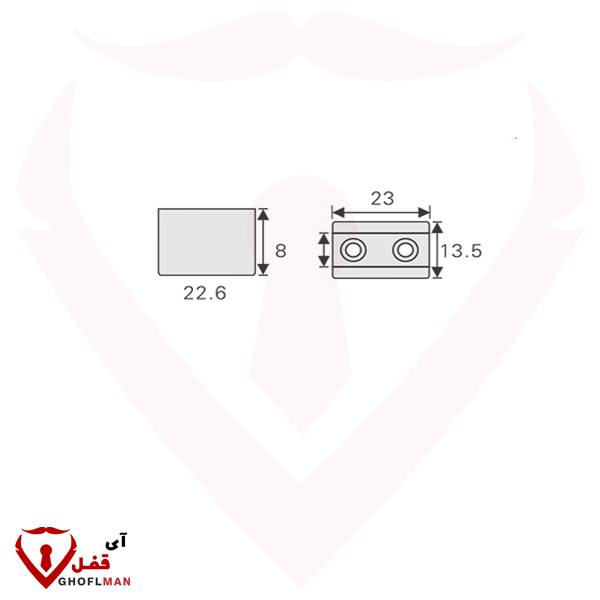 حامل زجاج فانتوني موديل A7 كود M338