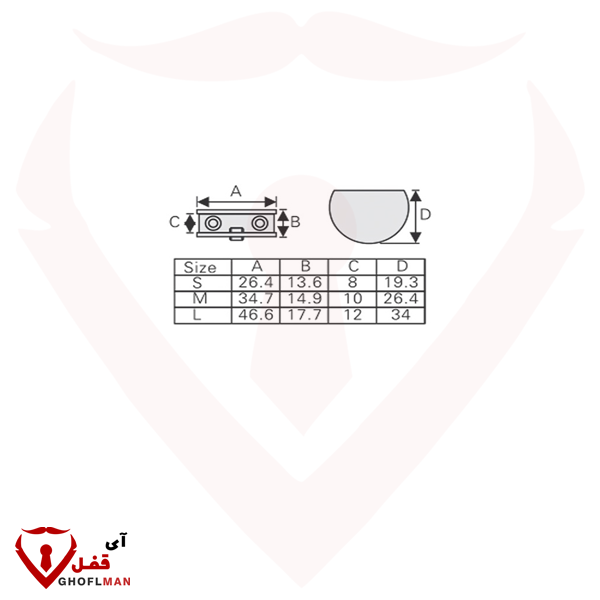 حامل زجاجي موديل FANTONI A6