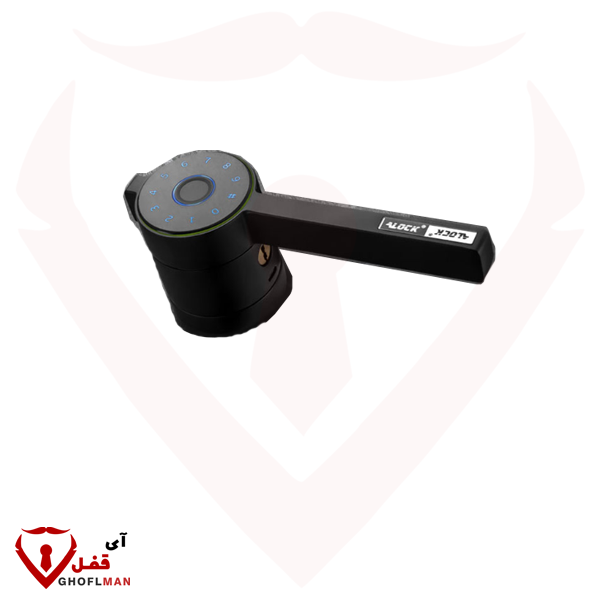 مقبض رقمي ذكي مزود ببصمة الإصبع على الإنترنت موديل B1، ALOCK