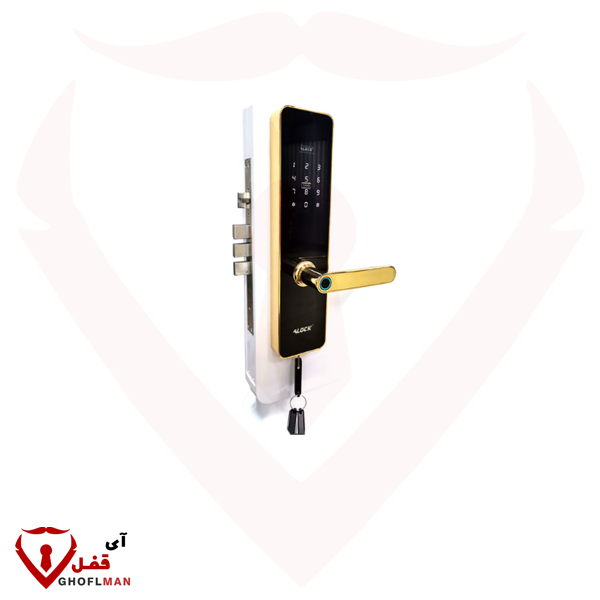 مقبض رقمي لبصمة الإصبع طراز Alock +N120