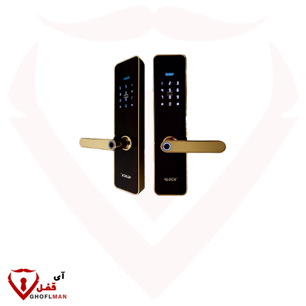 مقبض رقمي لبصمة الإصبع طراز Alock +N120