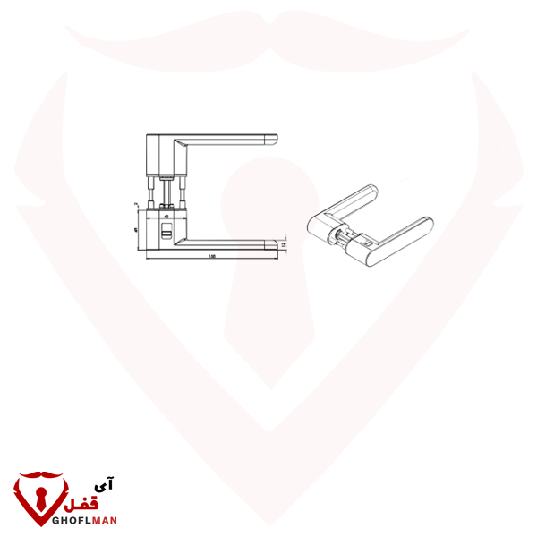 مقبض ذكي GRIFF WERK AVUS ONE NHN NHN
