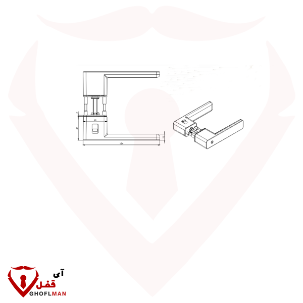 مقبض ذكي GRIFF WERK R8 ONE NHN NHN