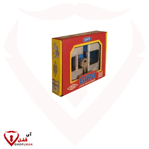 قفلان للكتب 970 مفتاح فائق، نفس الرمز 1818 GIRA Catch